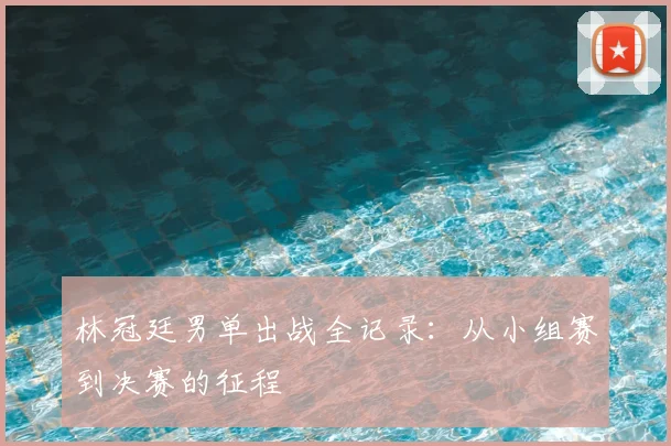 林冠廷男单出战全记录:从小组赛到决赛的征程